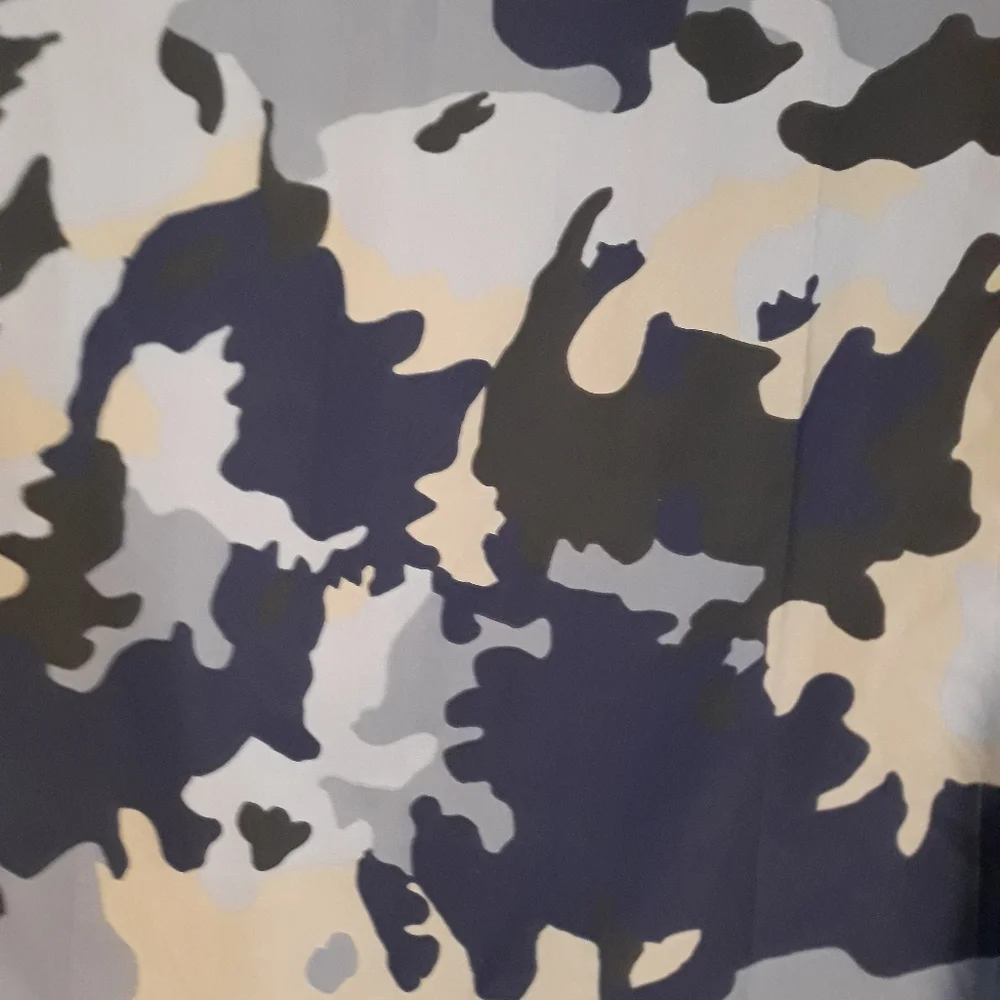 Pottery Barn Teen Blue Camouflage Full Flat Sheet